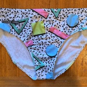 Noodle bags Saved By The Bell inspired 90s swim brief